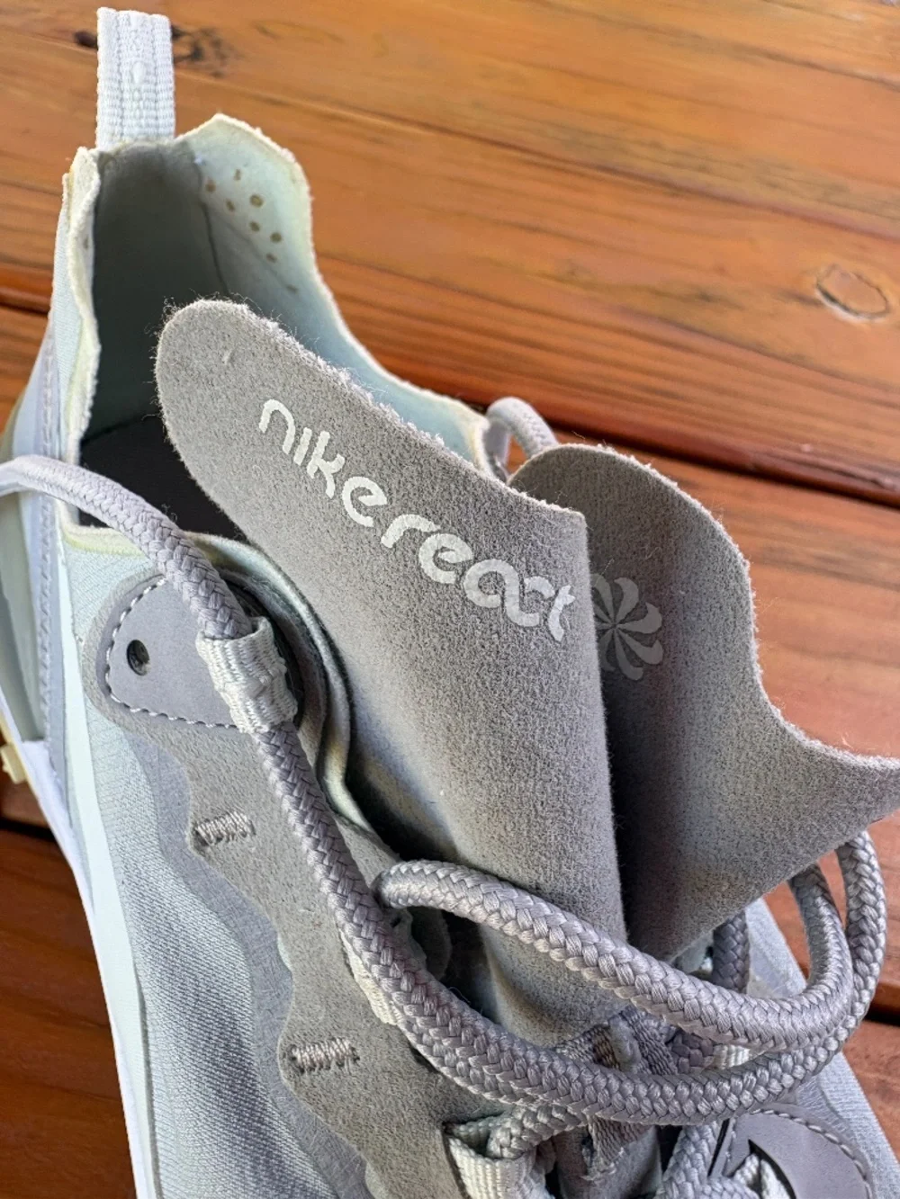 Nike React Element Gray Sneakers in Size 8.5